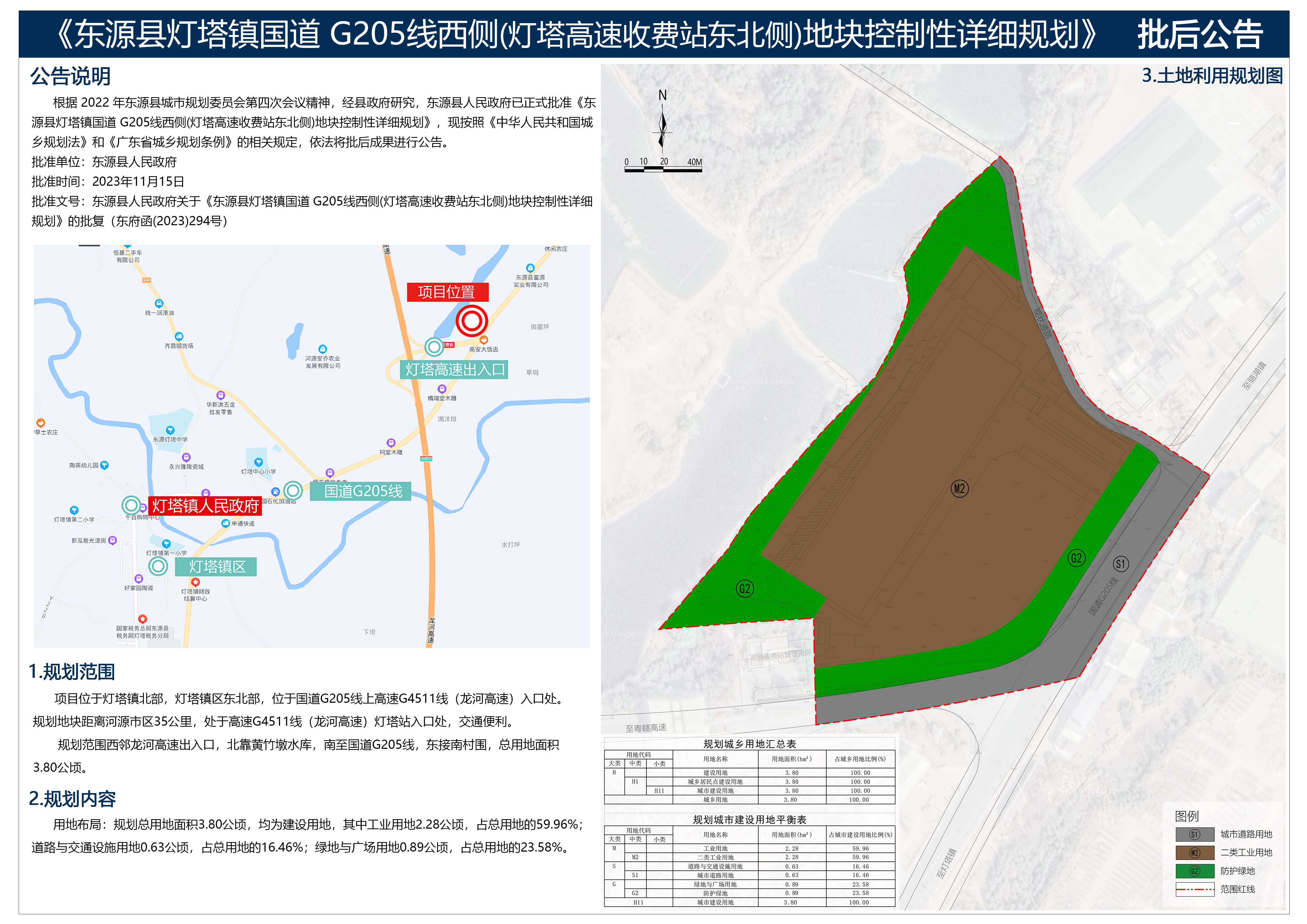 《东源县灯塔镇国道G205线西侧（灯塔高速收费站东北侧）地块控制性详细规划》批后公告.jpg