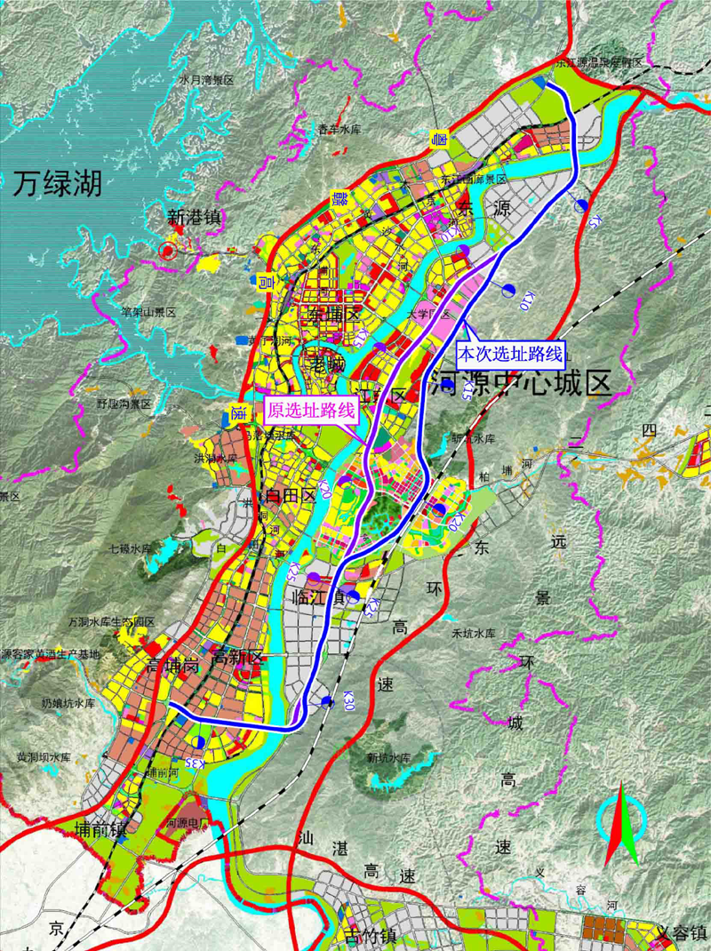 国道g205线河源市热水至埔前段改线工程选址公示