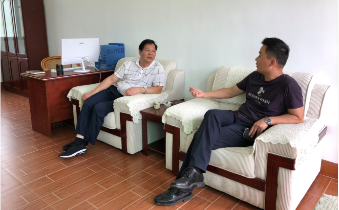 东源县委副书记,政法委书记刘国才同志到康禾镇检查指导工作